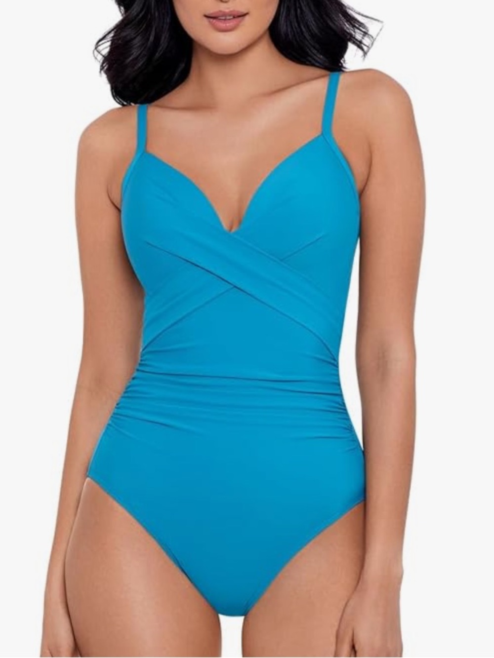 Miraclesuit BNWOT Rock Solid Captivate Underwire Cross Back One Piece Swimsuit